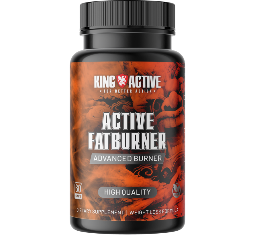 King Active Fatburner Weight Loss Support® – 60 Vegan Capsules | Gewicht & Metabolisme Support