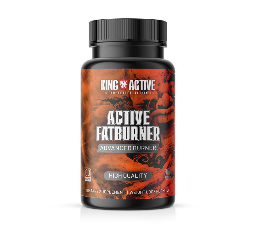 King Active Fatburner Weight Loss Support® – 60 Vegan Capsules | Gewicht & Metabolisme Support