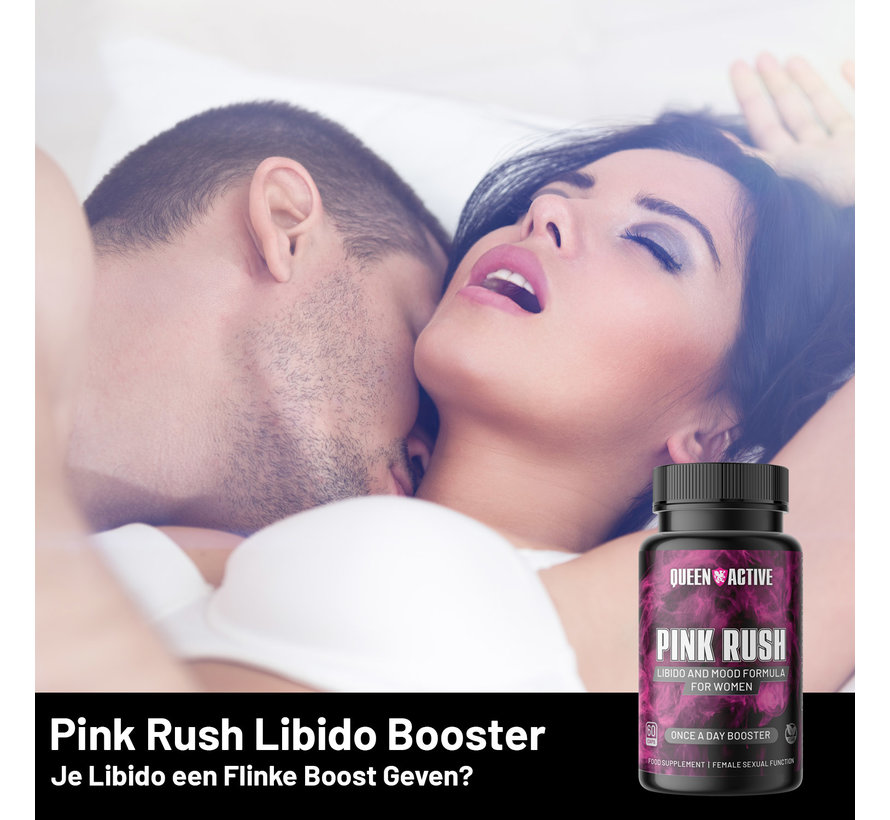 Pink Rush -  60 caps - Libido Booster Vrouwen  -  Stimuleert Gemoedstoestand en Lust