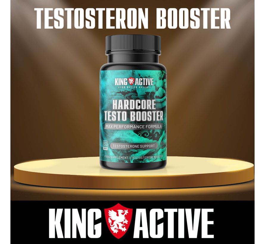 King Active - Hardcore Testo Booster - 60 vegan caps - Testo Booster  Libido, Kracht en Energie