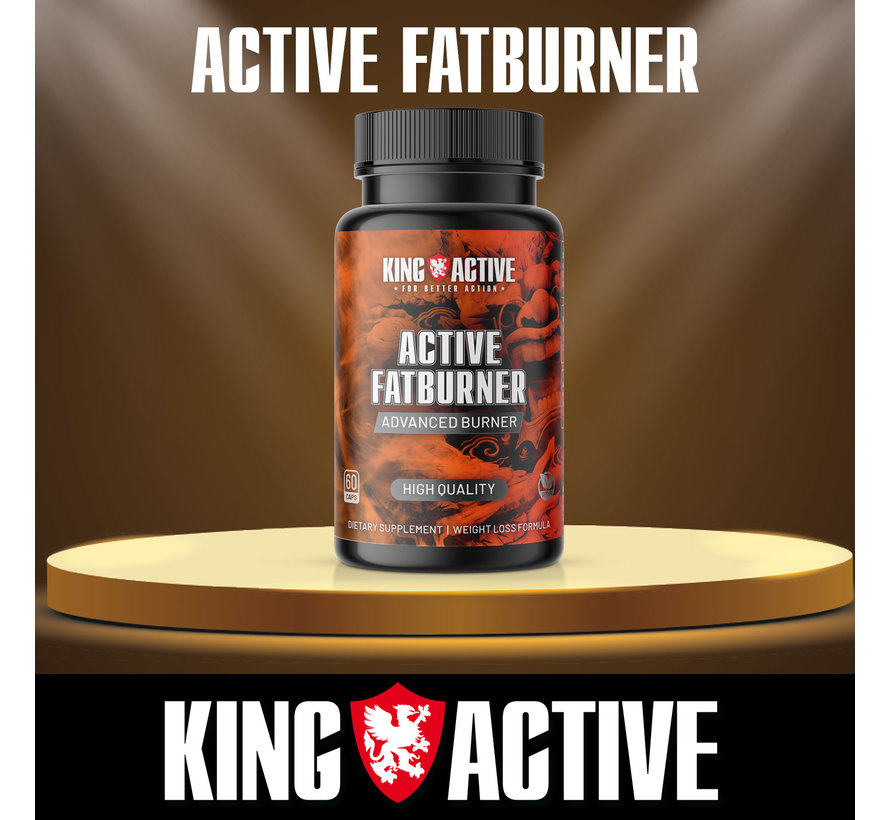 King Active Fatburner Weight Loss Support® – 60 Vegan Capsules | Gewicht & Metabolisme Support