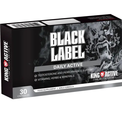 King Active King Active Black Label 30 caps - Potentie en Testosteron Booster - One A Day