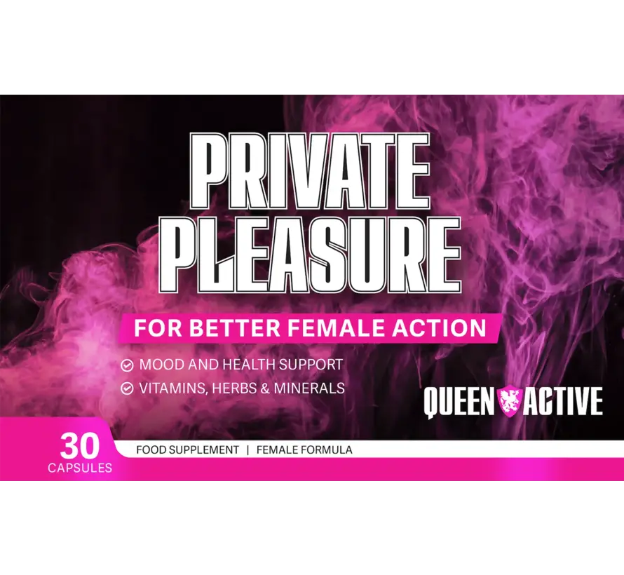 Private Pleasure® – 30 Vegan Capsules | Female Balance & Libido Support