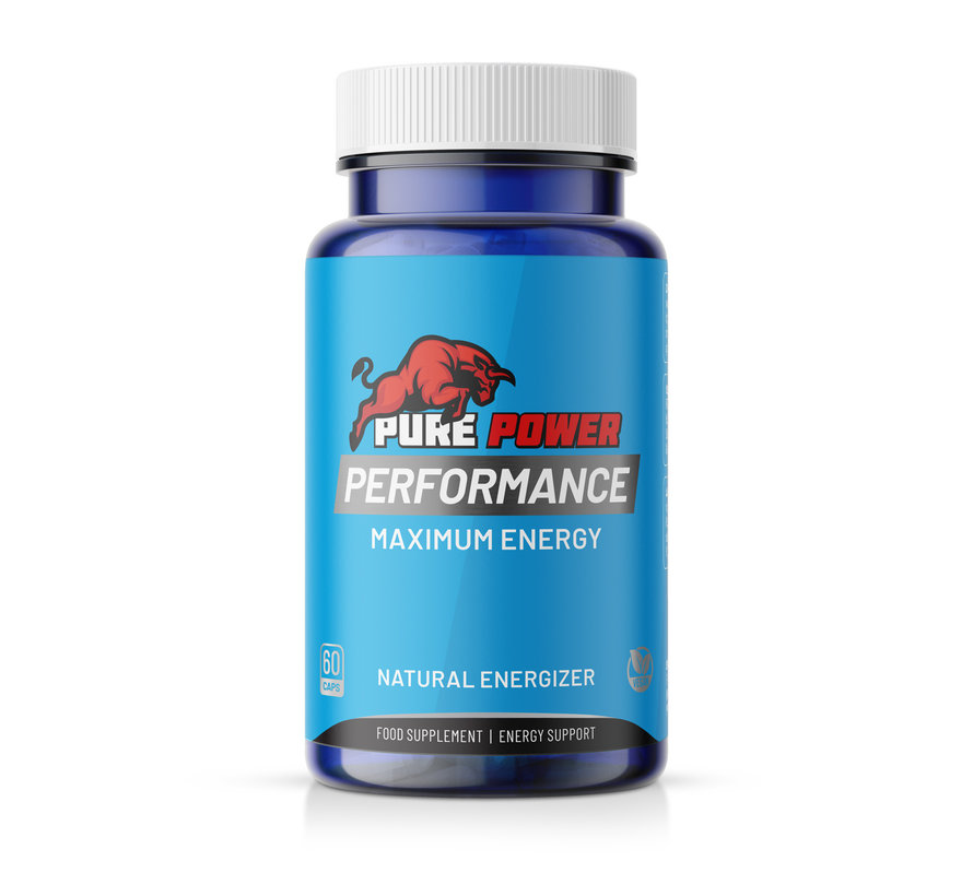 Performance Maximum Energy | Energieformule met Guarana, Groene Thee & B-vitaminen | 30 Capsules