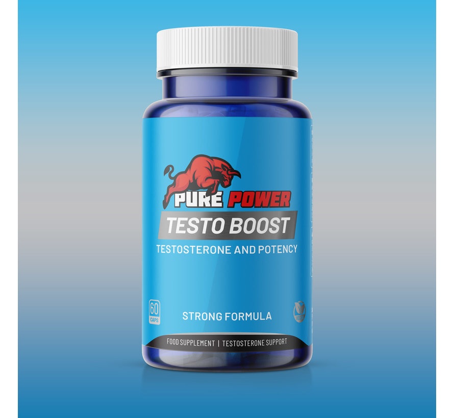 Testo Boost | Mannenformule met Magnesium, Zink & Selenium | 60 Capsules