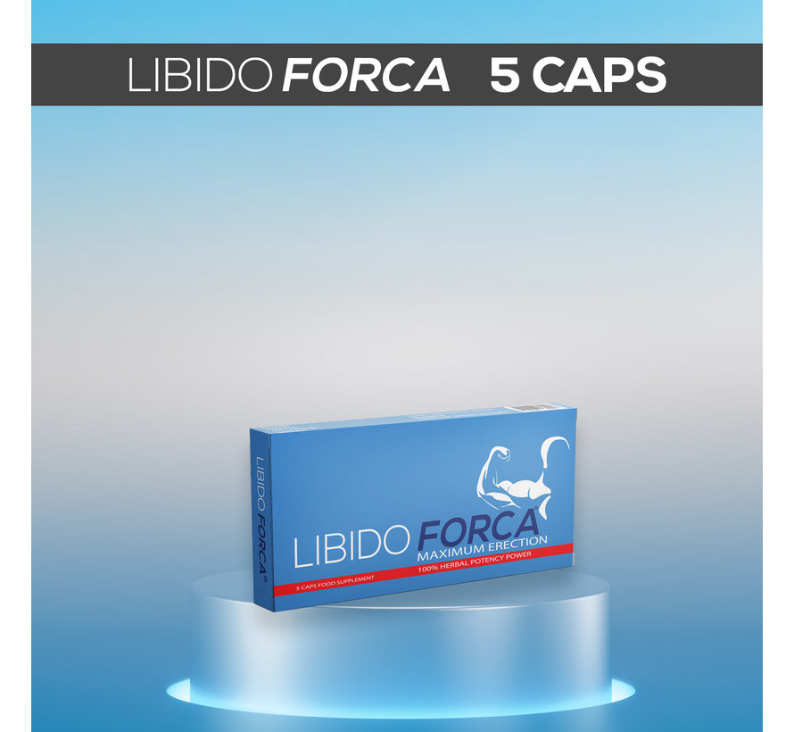 Libido Forca | Mannenformule met Plantenextracten | 5 Capsules