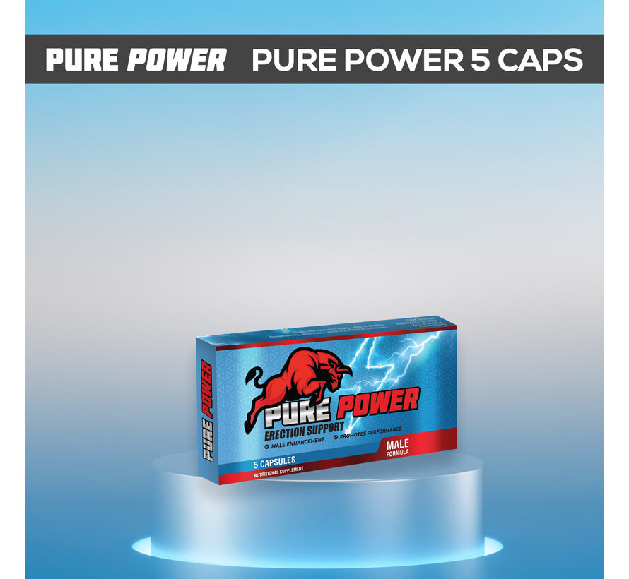 Pure Power | Natuurlijke Erectiepil voor Mannen