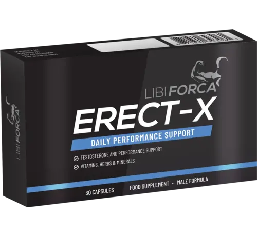 Senserex Erect-X - Testosteron | Once a Day | Potentie | 30 caps