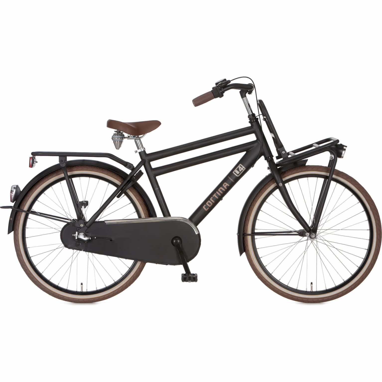 Cortina U4Mini Transportfiets 26 inch Jet Black Matt R3 - Ado Bike