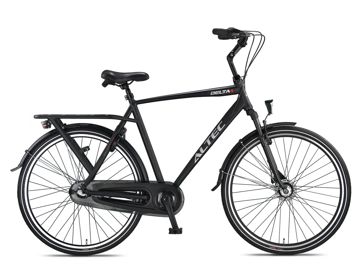 Altec Delta Plus Herenfiets 28 inch 3v 54cm Mat Zwart