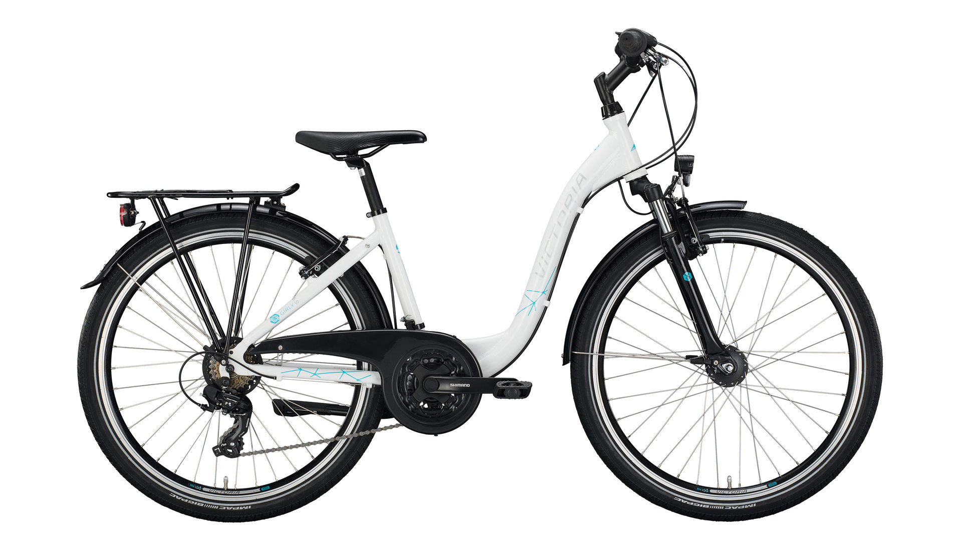 Victoria Girly 6.9 Meisjes 44cm Pure White/Silver 21V