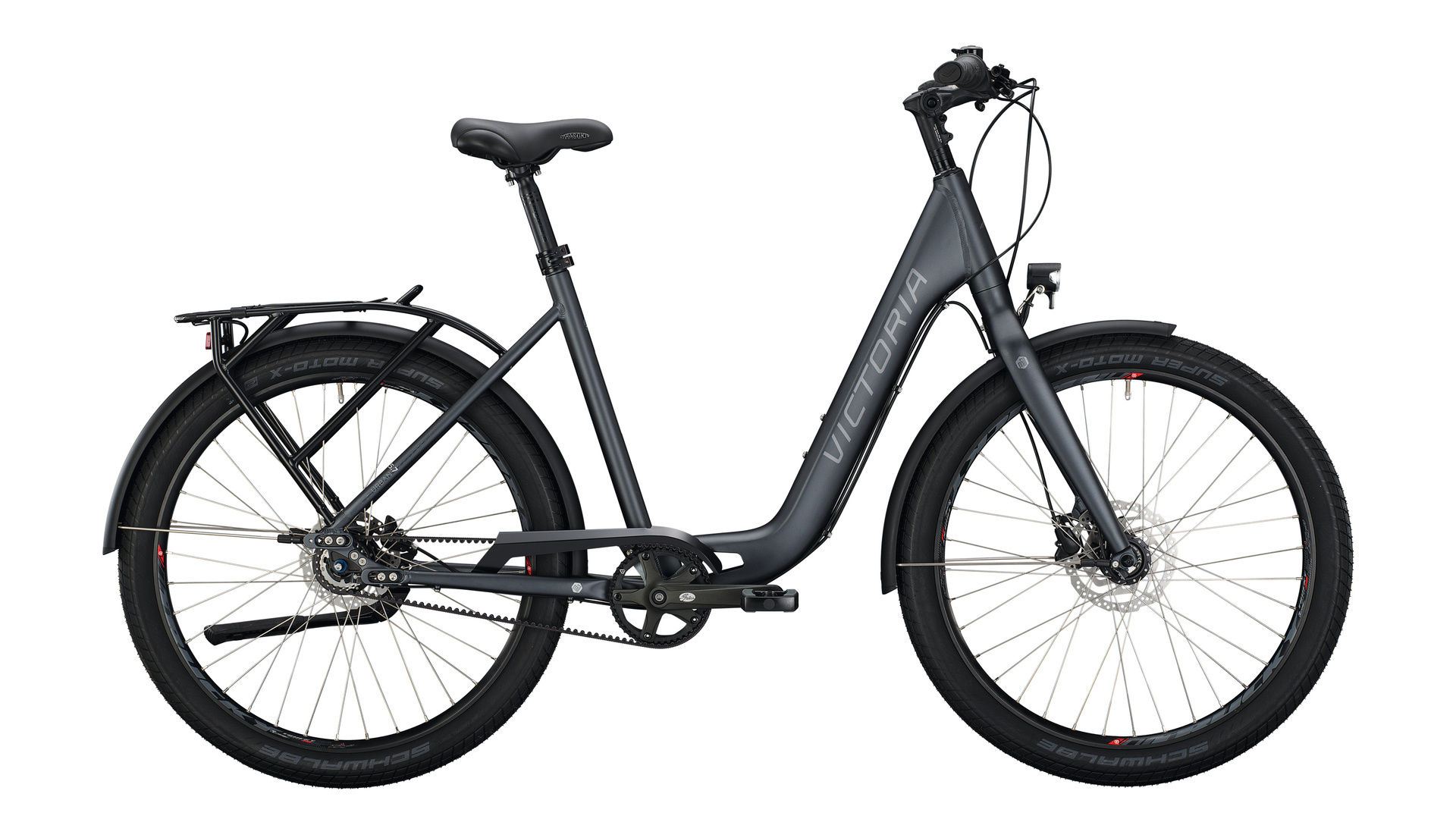 Victoria Urban 5.7 Dames 56cm Granada Black Matt/Silver 7V