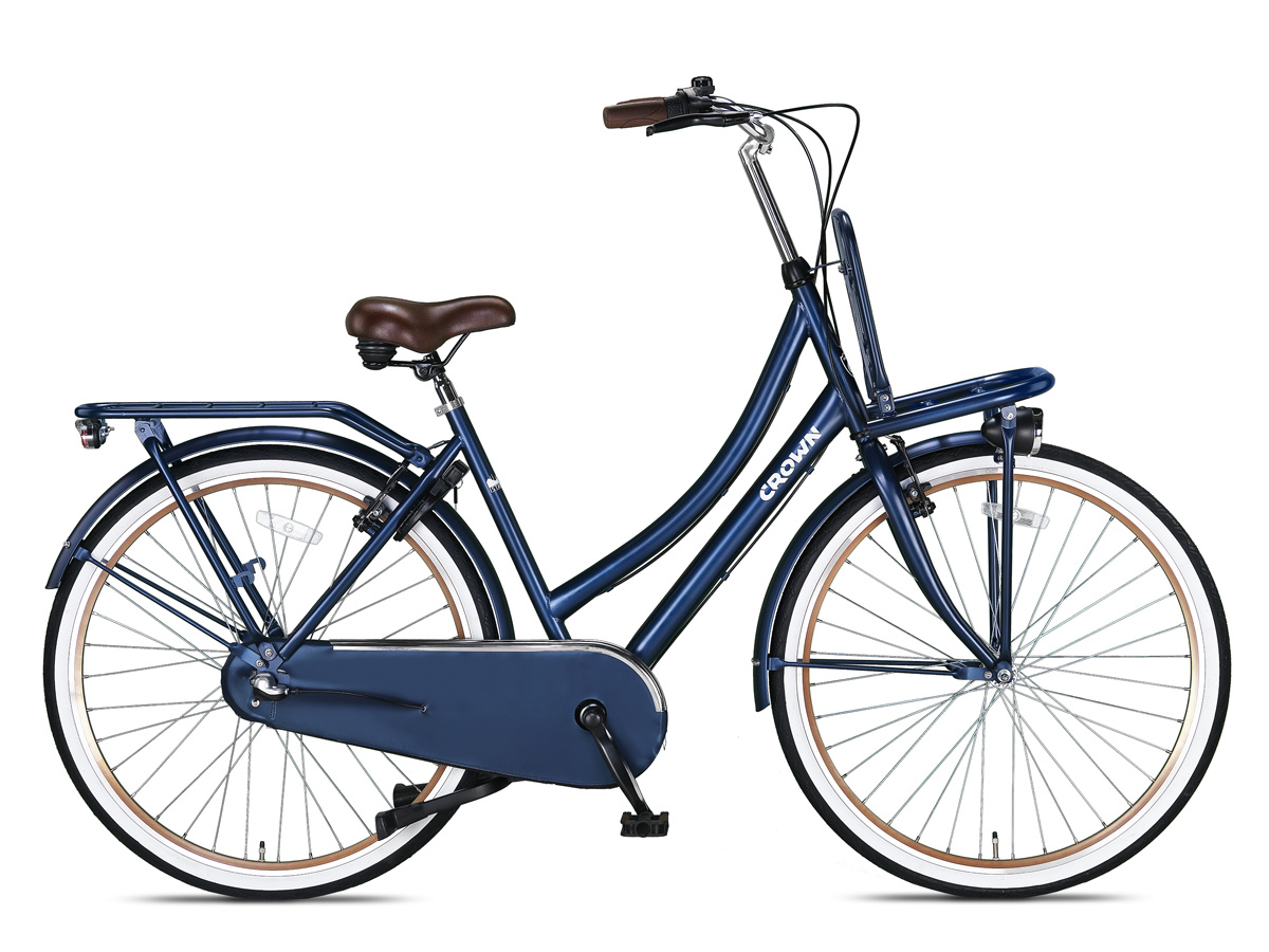 Crown Istanbul Transportfiets 28 inch 53cm 3v Jeans Blue