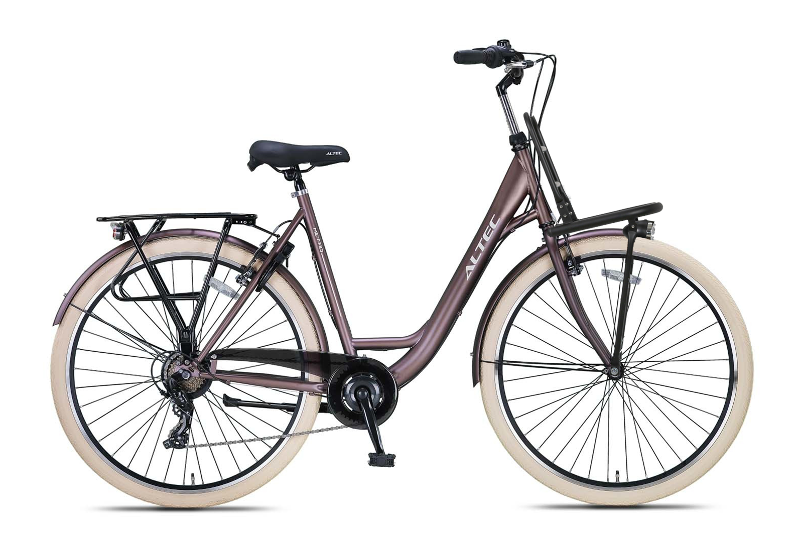 Altec Metro Plus Damesfiets 28 inch 55cm Terra Brown 7v