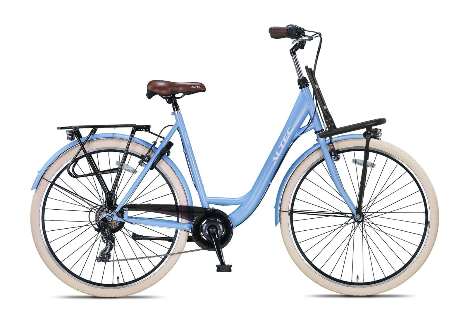 Altec Metro Plus 28inch Damesfiets 55cm Frozen Blue 7v Altec Metro Plus 28inch Damesfiets 55cm Frozen Blue 7v