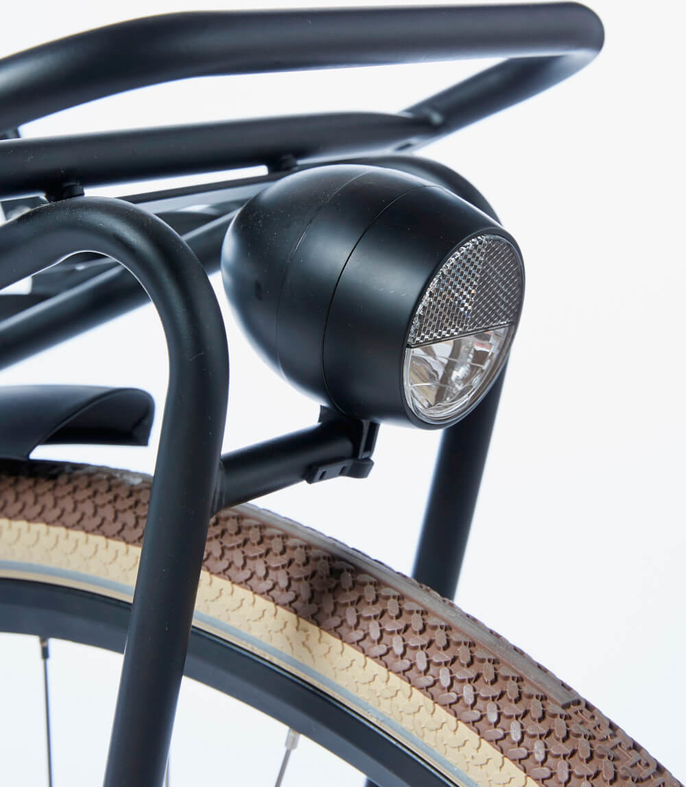 Cortina U4 Transportfiets 28 inch Jet Black Matt 3v - Ado Bike