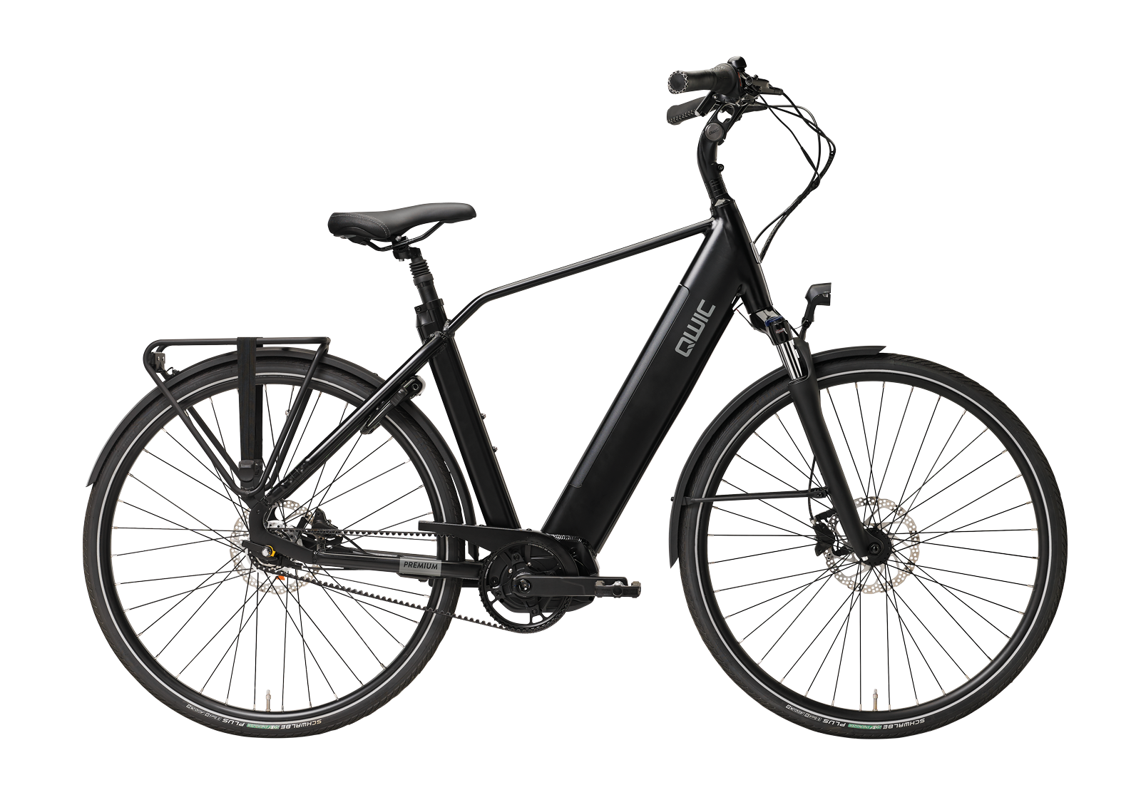 Qwic Premium i MN7+ Belt Diamond, 54 (L), Charcoal Black - Ado Bike