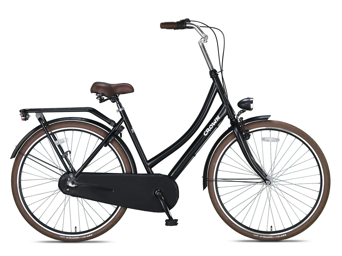 Crown Athens Omafiets 28 inch 53cm 3v Bruin