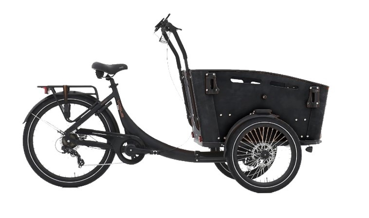 Vogue Vogue Superior 3 Bakfiets 48cm Matt Black/Black 7V