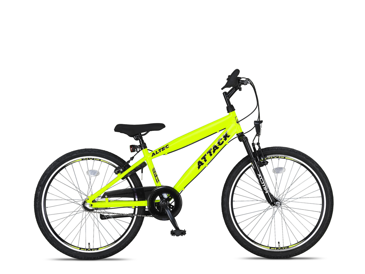 Altec Attack 24inch Jongensfiets N-3 2021 Neon Lime - Foto 3