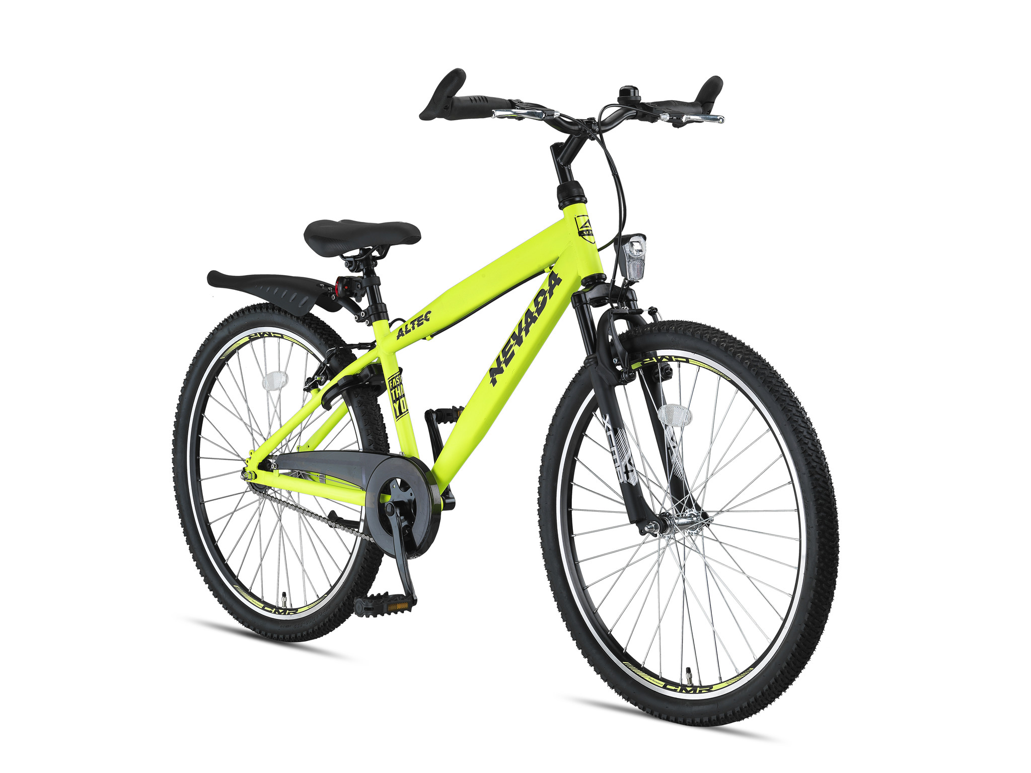 Altec Nevada Jongensfiets 26 inch Neon Lime - Ado Bike