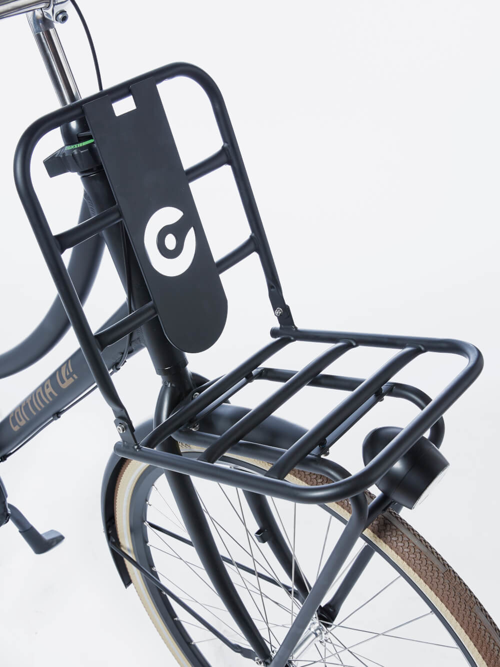 Cortina U4 Transportfiets 28 inch 56cm Jet Black Matt RN - Ado Bike