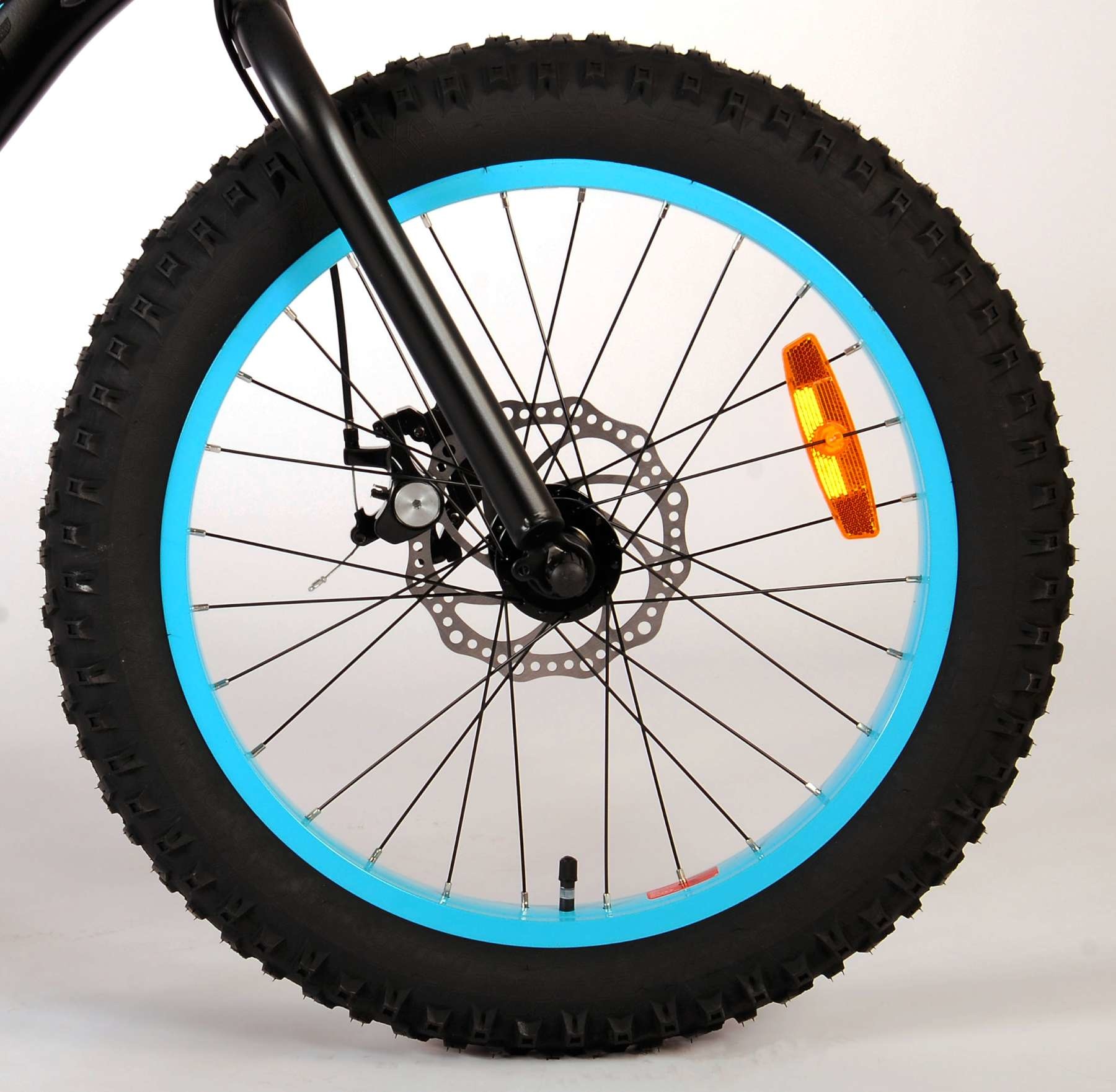 Volare Gradient Fatbike 20 inch Zwart/Blauw/Aqua 6v - Ado Bike