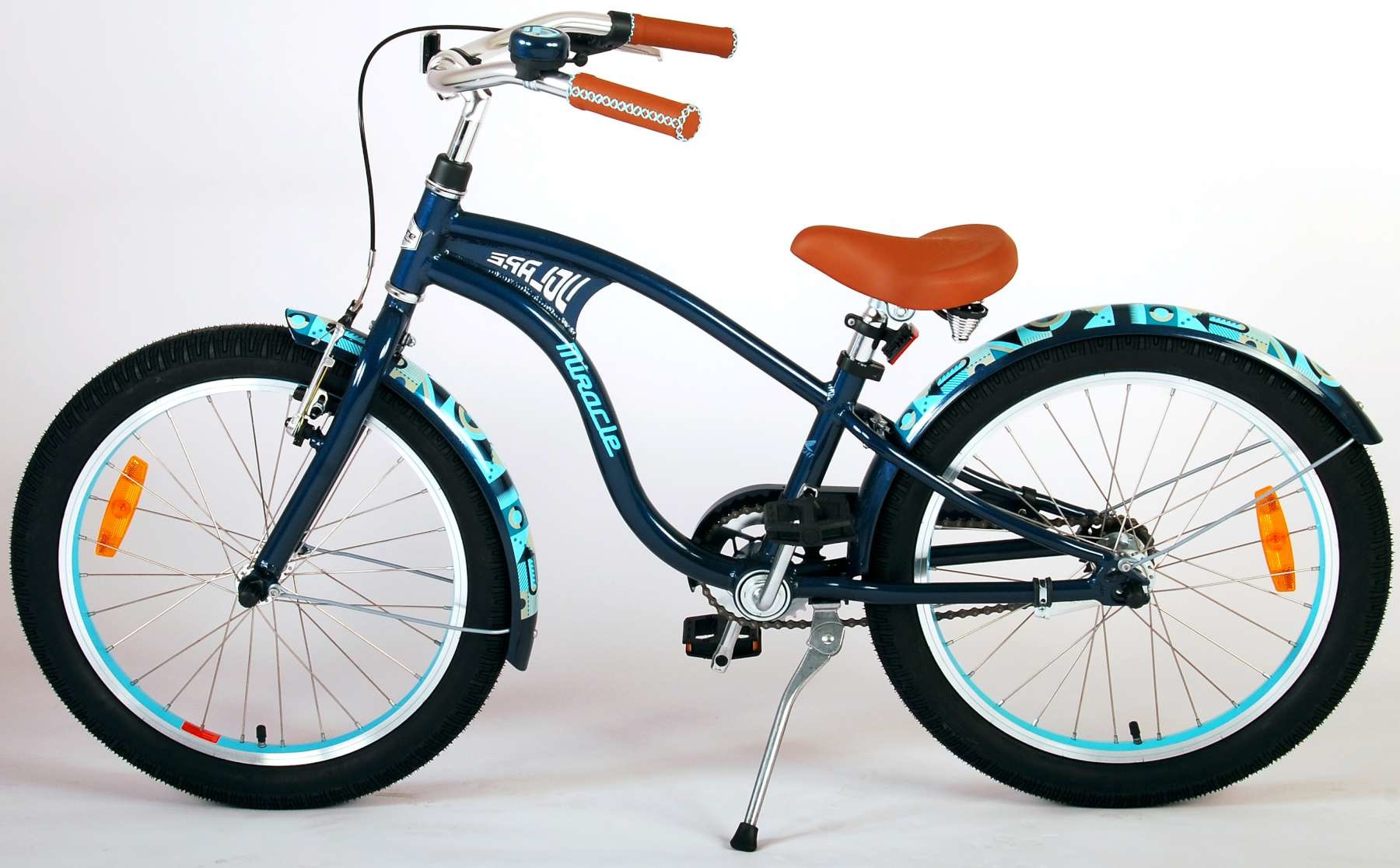 Volare Miracle Cruiser Jongensfiets 20 inch Mat Blauw - Ado Bike