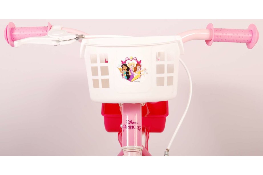 Volare Disney Princess Kinderfiets Meisjes 12 inch Roze Poppenzitje