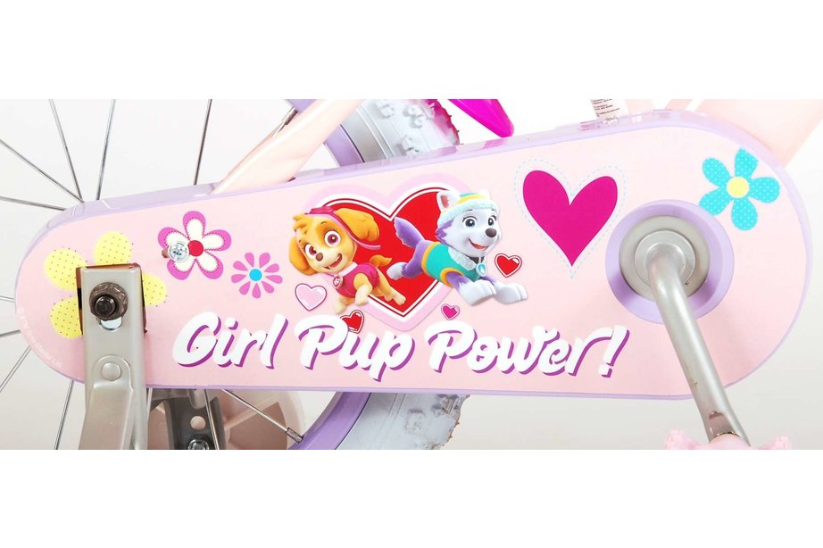 Volare Paw Patrol Kinderfiets Meisjes 14 inch Roze