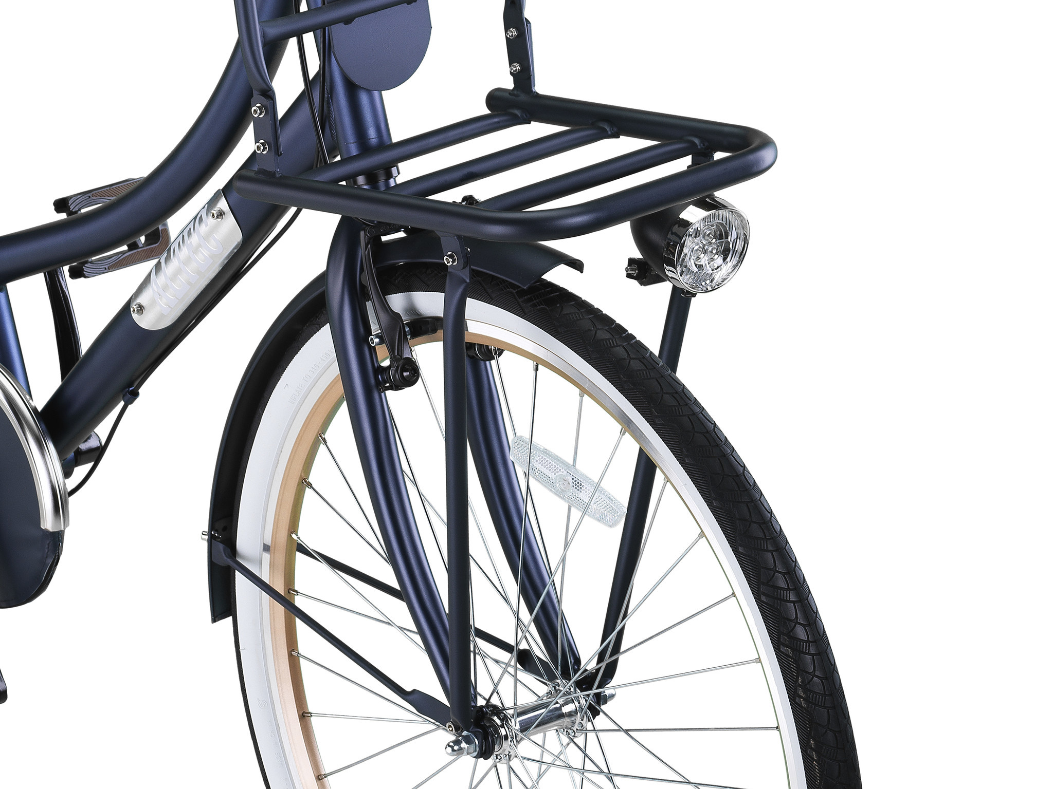 Altec Vintage Transportfiets 28 inch 57cm Mat Jeans Blue 3v - Ado Bike