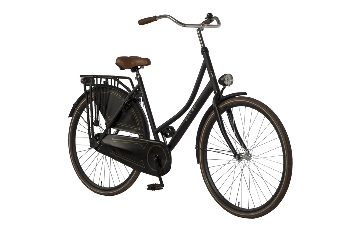 Altec London 28 inch Omafiets Mat Zwart 55cm - Ado Bike