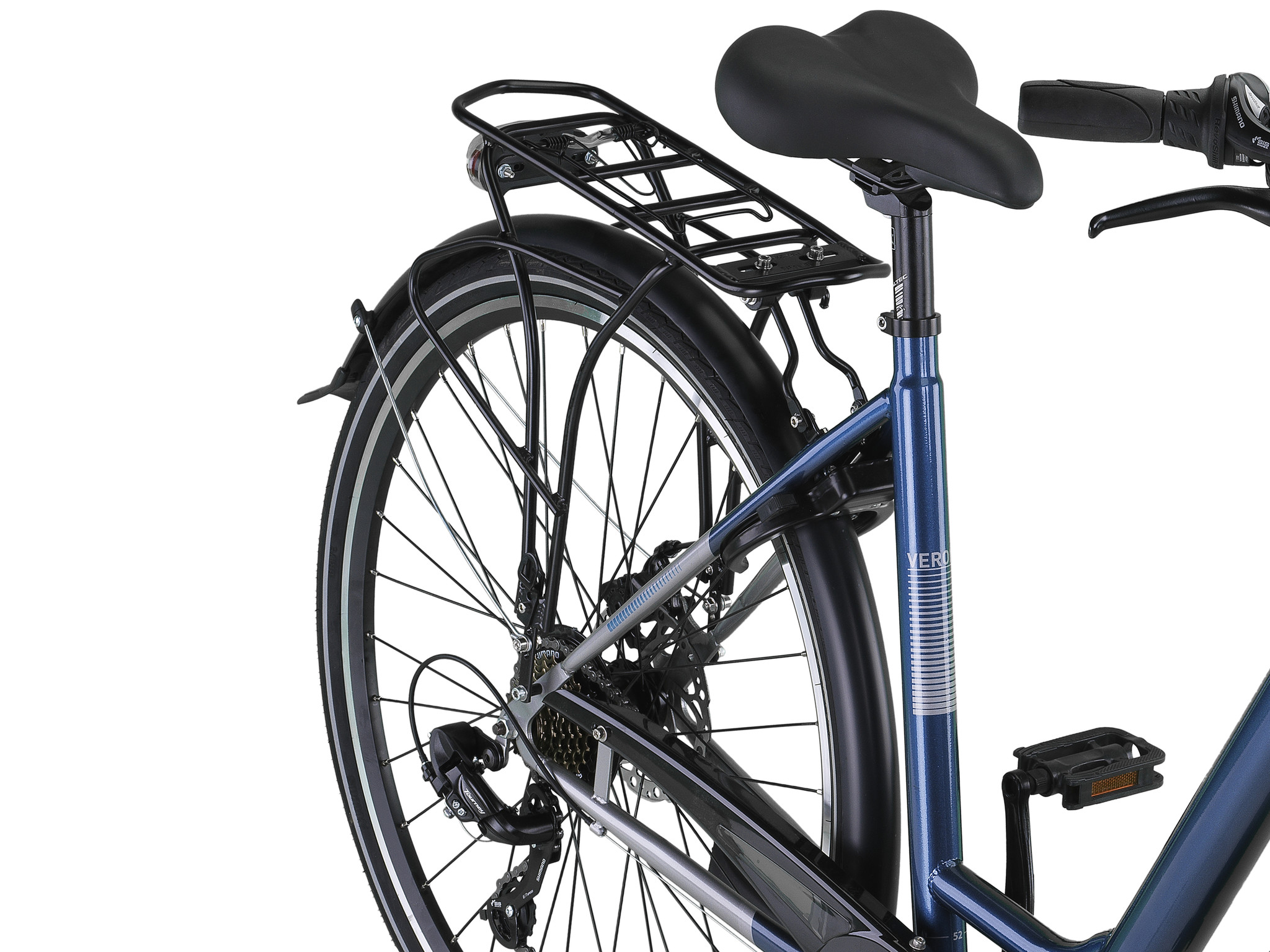 Altec Verona Damesfiets 28 inch 52cm Schijfremmen Night Blue 7v - Ado Bike