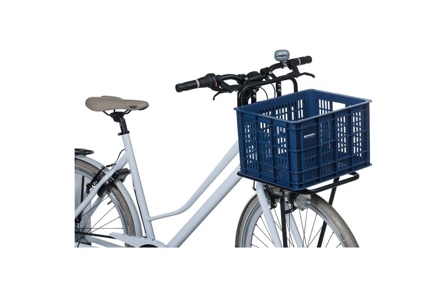 Basil fietskrat M medium bluestone - Ado Bike