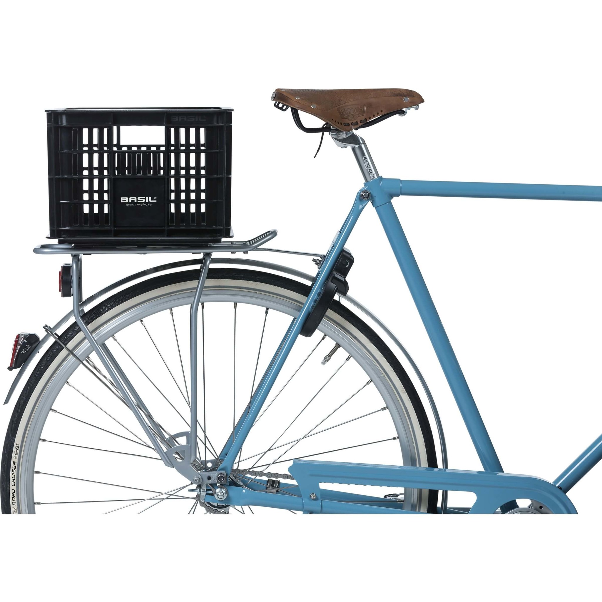 Basil fietskrat S klein zwart - Ado Bike