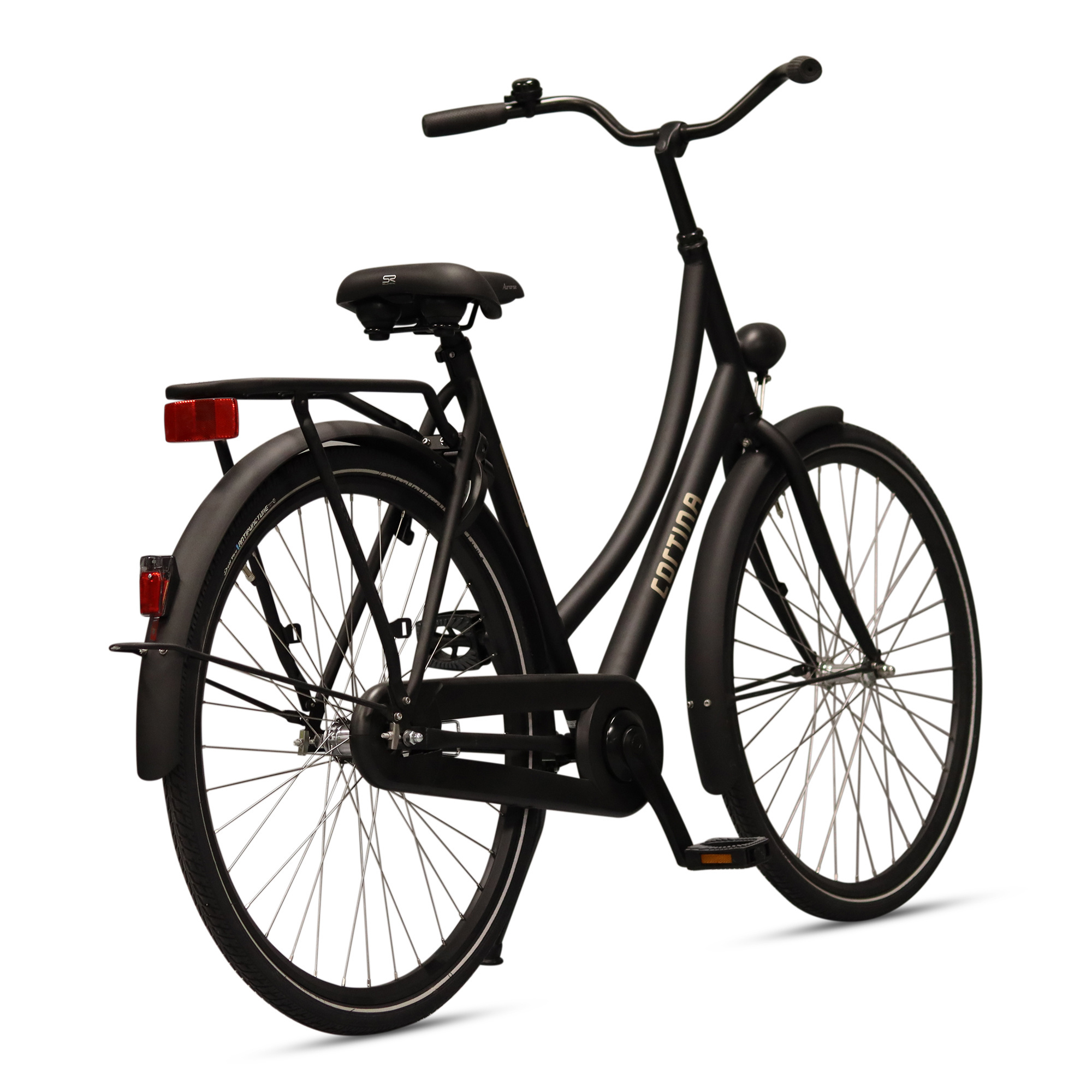 Cortina U1 Damesfiets 28 inch 61cm Black Matt RN - Ado Bike