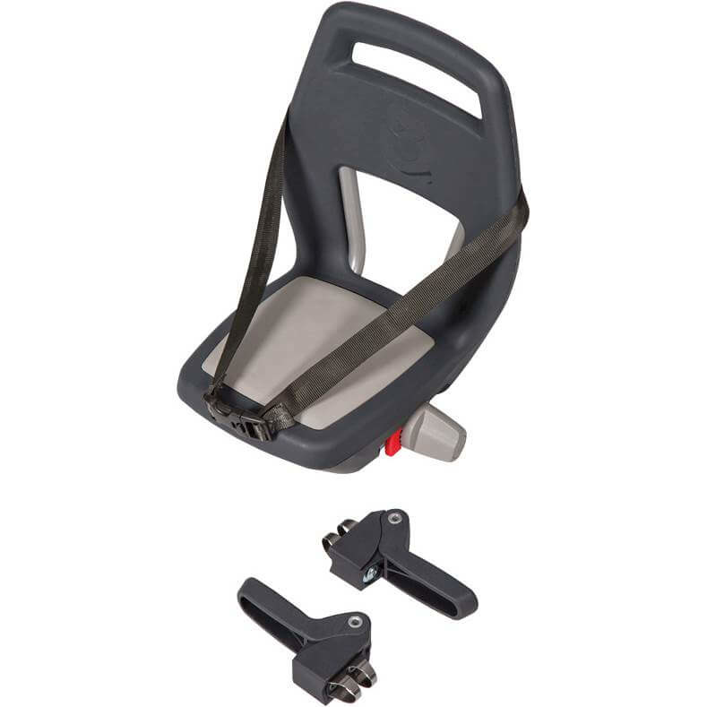 Qibbel Qibbel achterzitje Junior 6+ drager bev. antraciet/grijs - Ado Bike