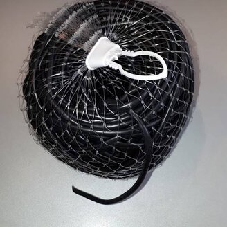 Tube de fixation 4,5 mm. noir