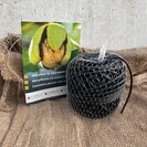 Bindeschlauch 4,5 mm. Schwarzes eingewickelt im Netz. (XL-Paket)