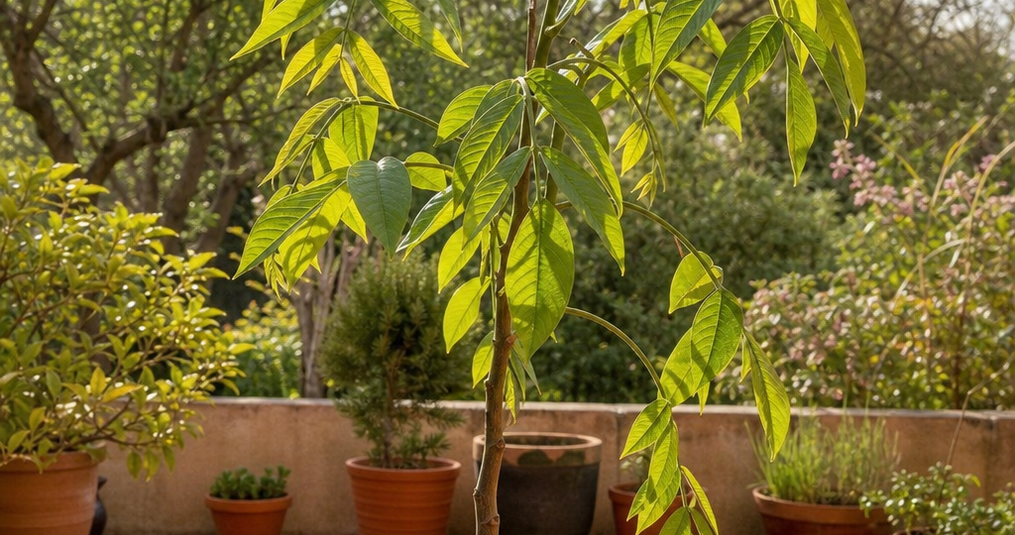 Notenboom in pot verzorgen: zo overleeft hij tot je hem plant