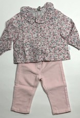 Il Gufo Blouse grijs rose