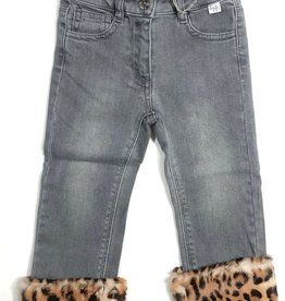 Il Gufo broek jeans leopard
