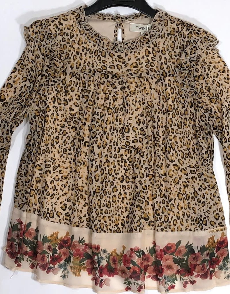 Twinset blouse  leopard