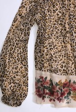 Twinset blouse  leopard