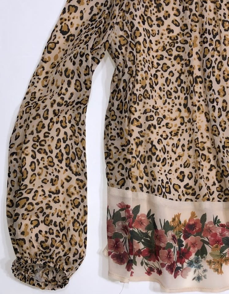 Twinset blouse  leopard