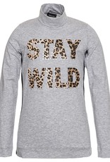 Monnalisa top zwart stay wild