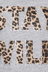 Monnalisa top zwart stay wild