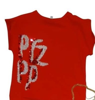 Patrizia Pepe T-shirt rood ptzpp