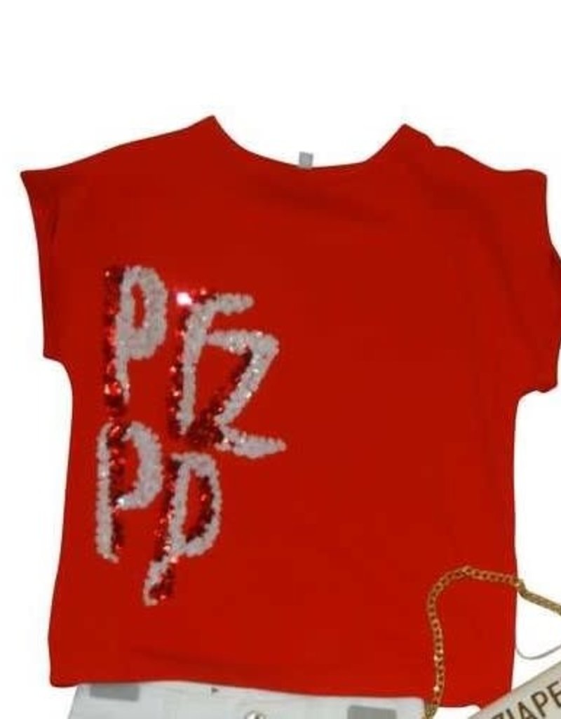 Patrizia Pepe T-shirt rood ptzpp