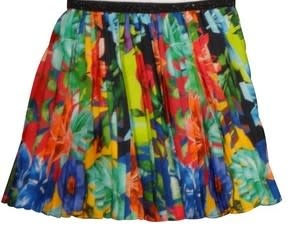 Plisse rok bloemen sale